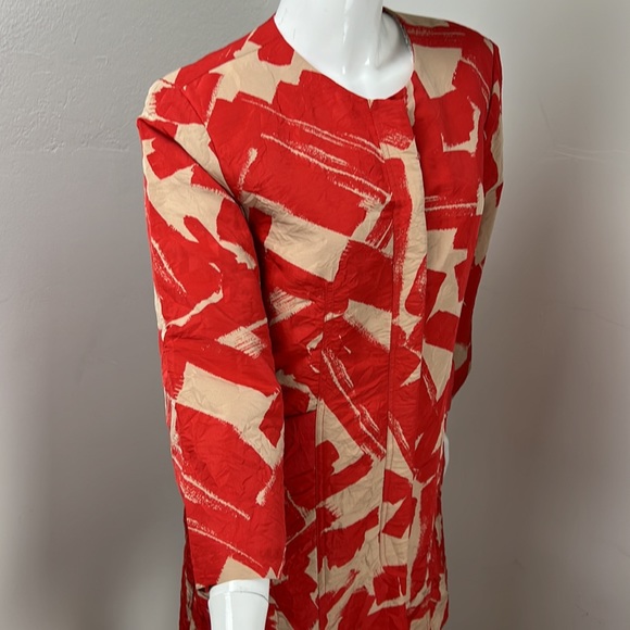 Doo.Ri Red-orange Light Weight Coat - Picture 4 of 14